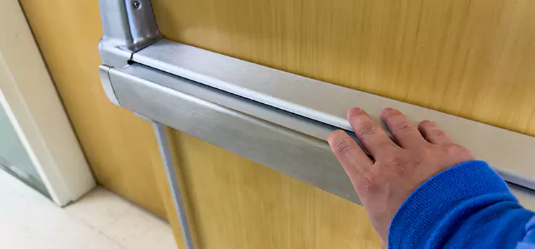 Installing a Push Bar on a Door Clifton